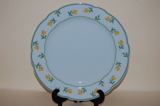 Speiseteller 25cm Blumen gelb grün TCM Tchibo