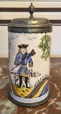 Walzenkrug "Soldat mit Hund" 1788