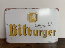 BITBURGER BIER Blechschild