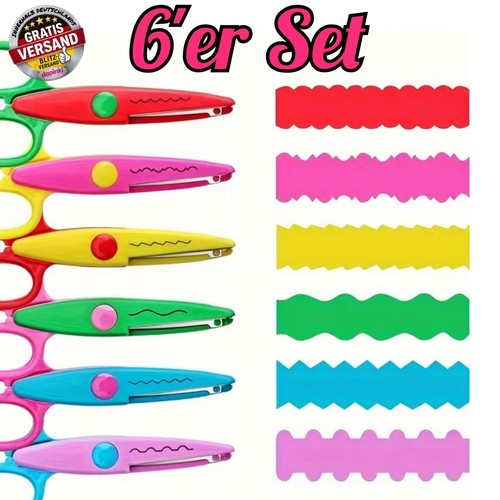 Kinder bastelschere set - kinder,