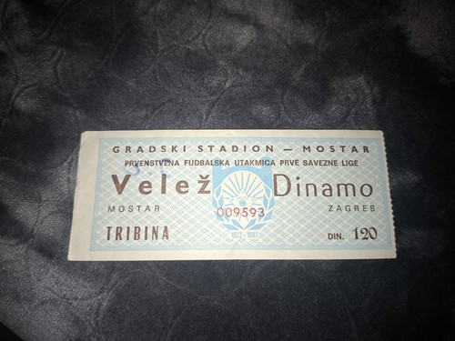 Vintage football ticket - football,