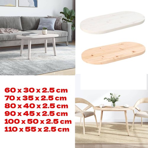 Tischplatte oval holzplatte - oval,
