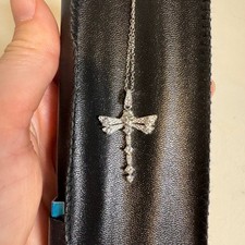 Moissanit Libelle Anhänger