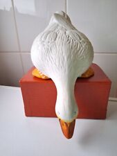 Gans - Kantenhocker - Keramik - ca. 20 x 15 cm - sehr gut