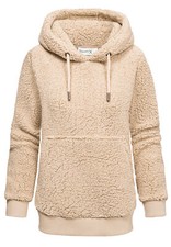 Damen Teddy Kapuzenpullover