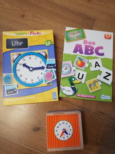 Uhr spiel abc spielend - spiel,,