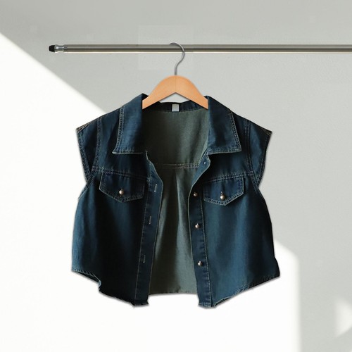 Jeansweste für damen - jeansweste,