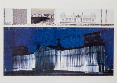 Christo kunstpostkarte - christo,