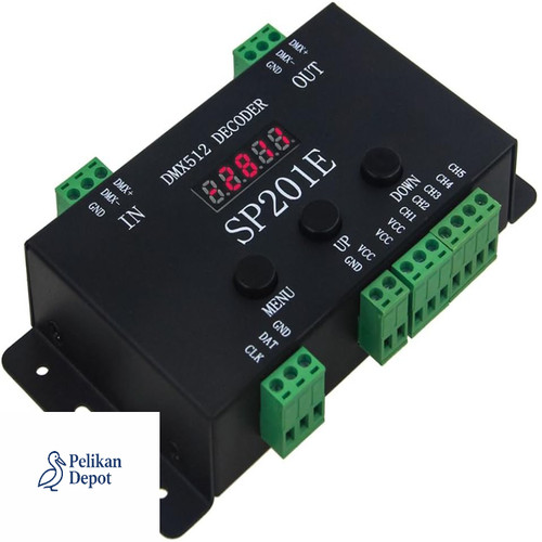 Dmx spi controller decoder - dmx,