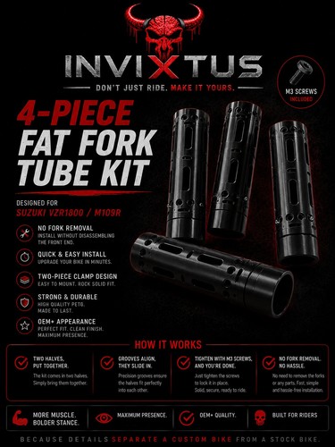 Fork tube cover kit for - fork,