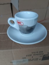 IONIA 6 Stück Espressotassen mit 6 Untertassen klassische Form