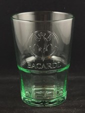 6 Bacardi Gläser, grün mit