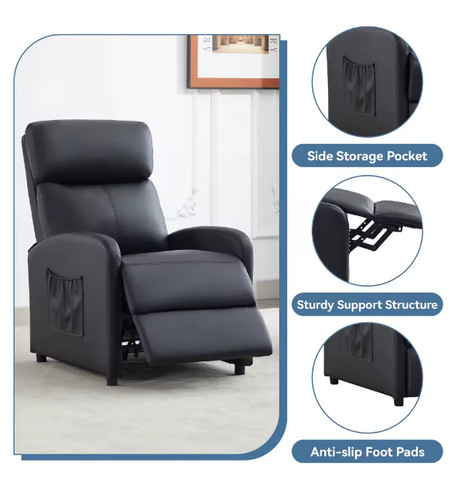 Push back relaxsessel - push,