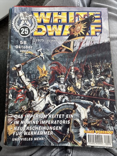 Warhammer white dwarf - white,