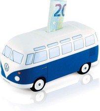 VW Bulli Spardose blau