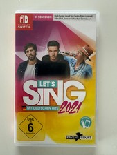 Let's Sing 2021 mit deutschen Hits (Nintendo Switch) - wie neu