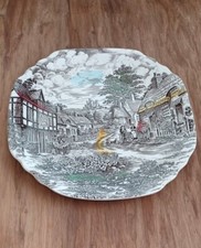 Servierplatte Teller Old