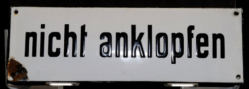 Org altes schild emailschild - altes,