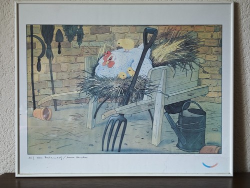 Dekorativer kunstdruck henne - kunstdruck, "henne
