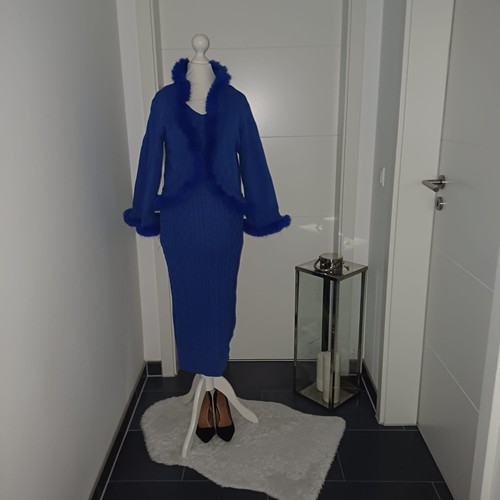 Strickset royalblau 42 - m,