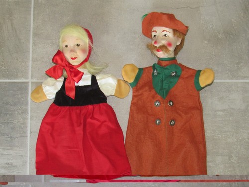 Kersa micha handpuppen set - 2x,