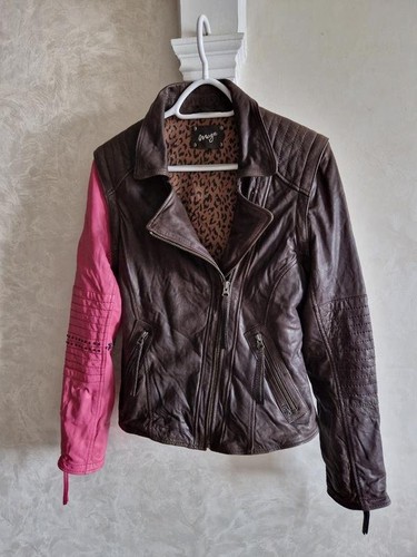 Women maje jacket pink - women, leather