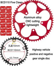 Rennrad schmale breite Zähne