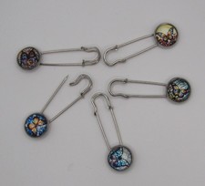 Set mit 5 Schmucknadel 4 cm