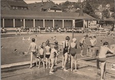 EK58, DDR, Ansichtskarten, Postkarten, Pirna, Elbe, Geibeltbad, 1972