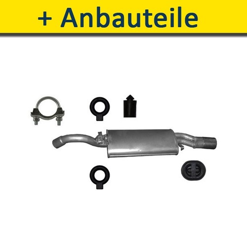 Endtopf auspuff für vw - endtopf, auspuff+