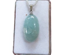 Aquamarin Cabochon Anhänger Nr. 5041