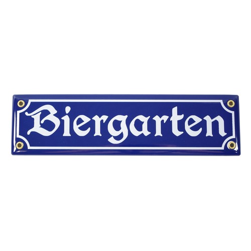Türschild biergarten 8x30 - 8x30, cm