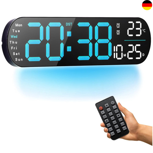 Digitale wanduhr zoll - digitale,