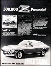 Datsun  260 Z 2+2, originale Werbung aus 1977