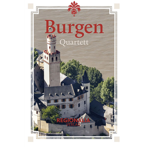 Burgen quartett - quartett, (kartenspiel)