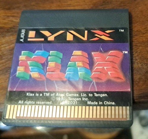 Atari lynx game - game, 1990