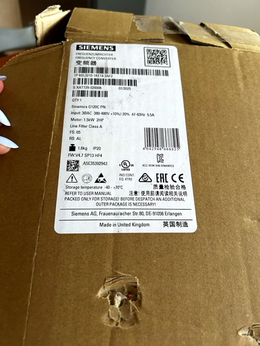 Siemens sinamics g120c - sinamics, pn