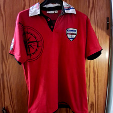 Herren Poloshirt L 50 rot