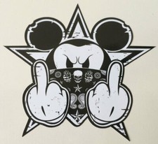 Bad Mickey Aufkleber Hot Rod