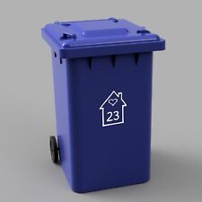 Hausnummer Aufkleber