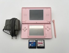 Nintendo DS Lite Konsole Pink / Rosa + 2 Spiele | Spielkonsole | *Guter Zustand*