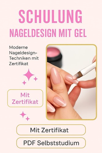 Schulung nageldesign mit gel - mit,