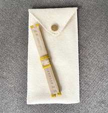 Original Bvlgari B Zero 1 Lederarmband Damenarmband in gelb. Neu