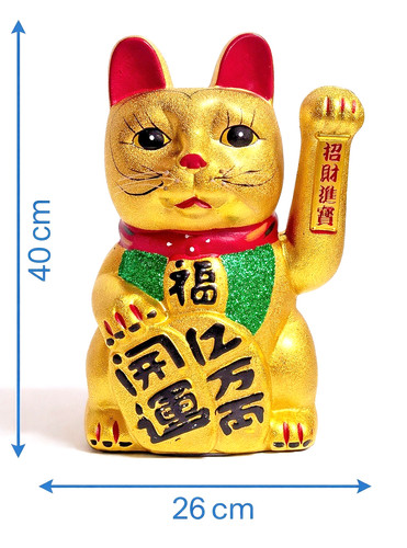Große winkekatze maneki - große,