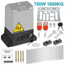 Elektrisch Schiebetorantrieb Toröffner 370/550/750W Motor 12m Toranlage Antrieb