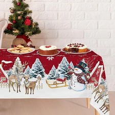 Weihnachtstischdecke 140x220