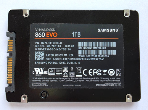 Samsung 1tb 860 evo ssd - samsung,