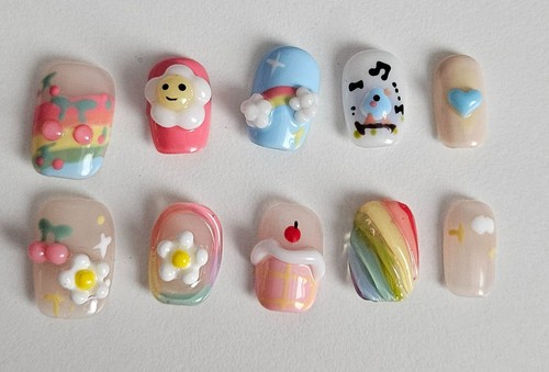 Kawaii pastel press - pastel, press-on