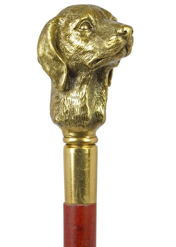 Spazierstock bronzeskulptur - spazierstock,