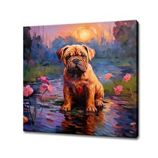 Bullmastiff Welpe Hund bunt